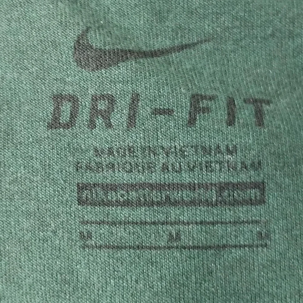 Michigan State Spartans Shirt Mens Medium Green NCAA Football Nike Dri Fit